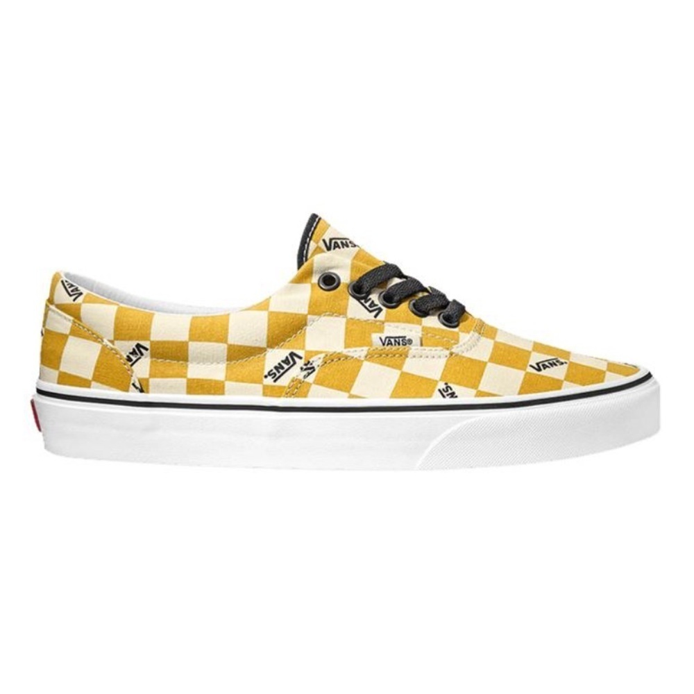 Mens Vans Era Big Check Yolk Yellow - EUC! Unisex - Crosslisted - Picture 4 of 16